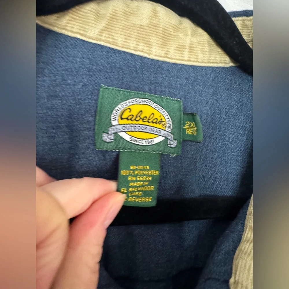 Blue Button-Up Shirt - Picture 4 of 6